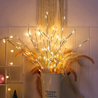 Illuminated LED Birch Twig Lights