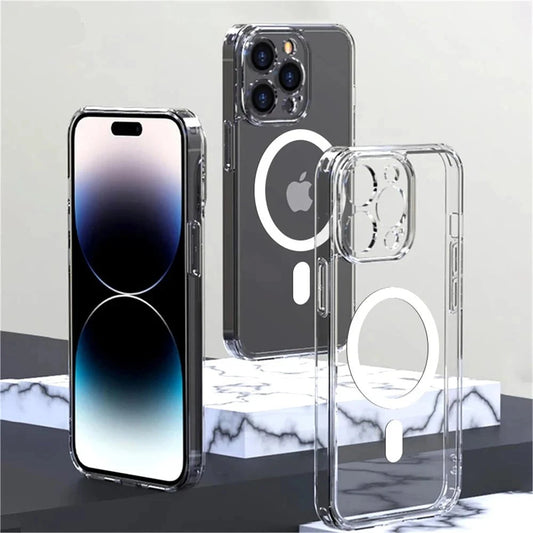 Magnetic Shockproof Clear Case – Ultimate Protection for Your iPhone