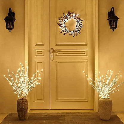 Illuminated LED Birch Twig Lights