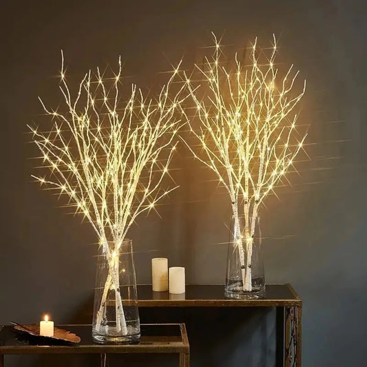 Illuminated LED Birch Twig Lights