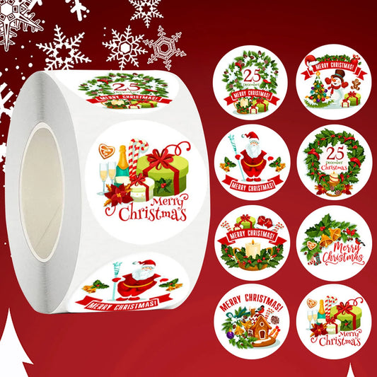 Merry Christmas Stickers Set